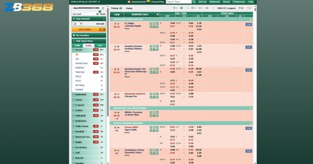 So Kèo Sảnh Cược: CMD368 vs SBOBET tại ZB368 - Đâu Là "Chân Ái"?